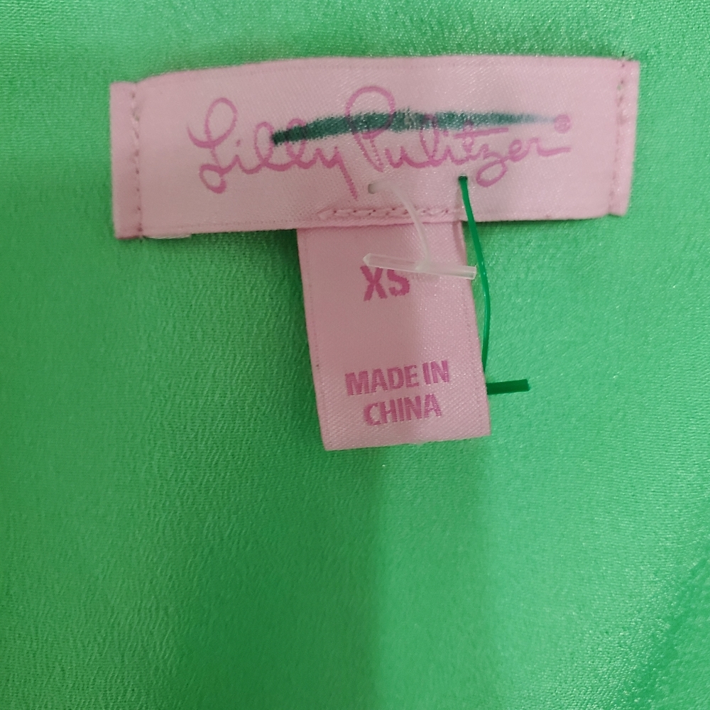 Lilly Pultizer Silk Ruffle Dress - Picture 5 of 5